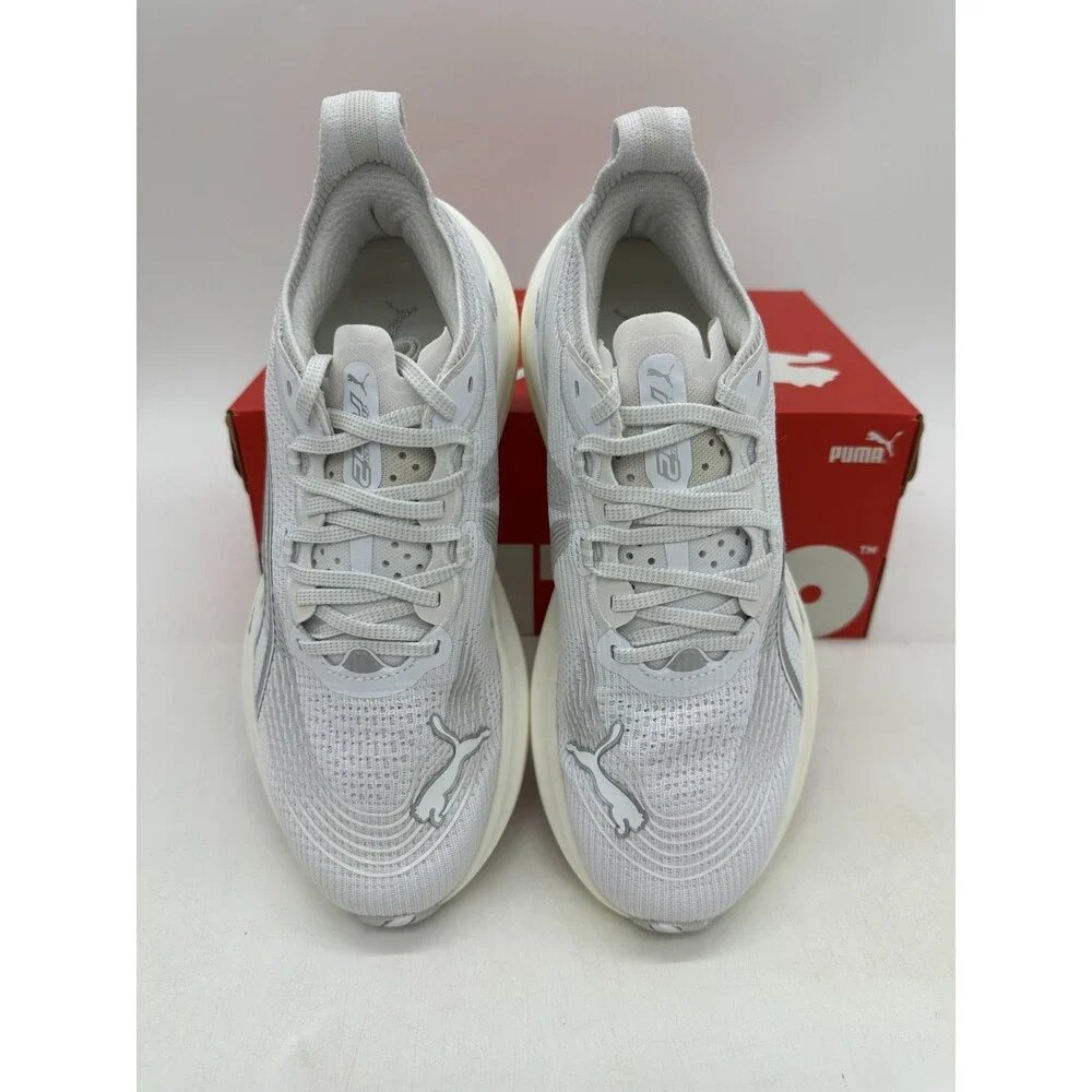 Puma ForeverRun Nitro 2 Women's Size 6 White Silver Athletic Shoes 310471 02